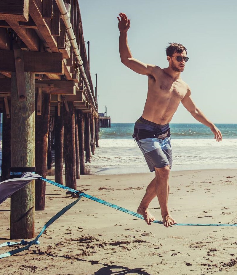¡Atrévete a probar el Slacklining!