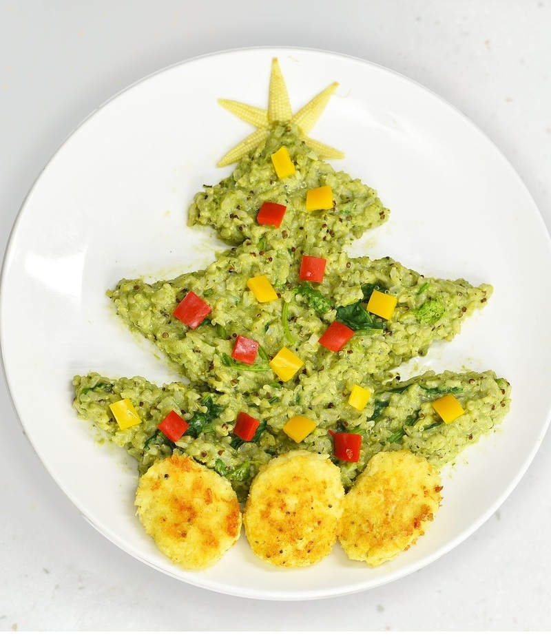 Recetas de arroz navideño, sabroso y colorido