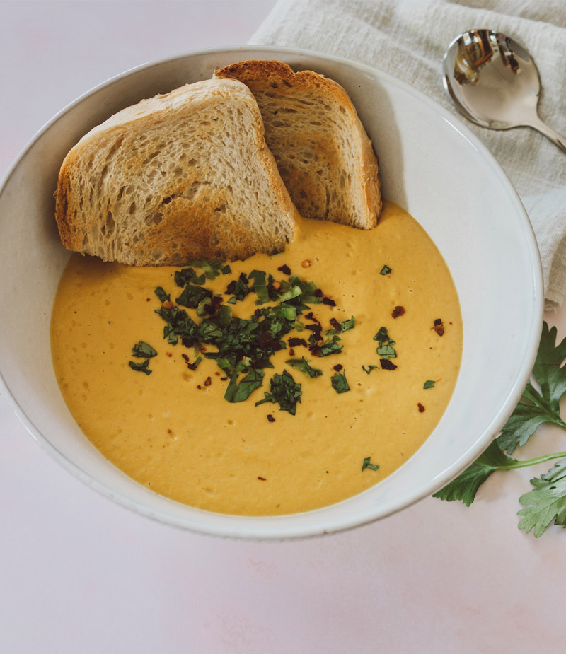 Crema de maíz, nutritivamente sabrosa