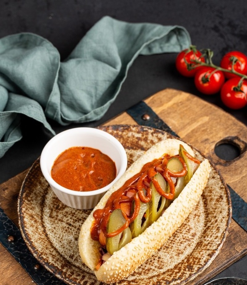 Deliciosos Hot Dogs veganos o vegetarianos