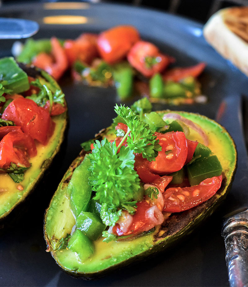 Paltas con relleno vegano