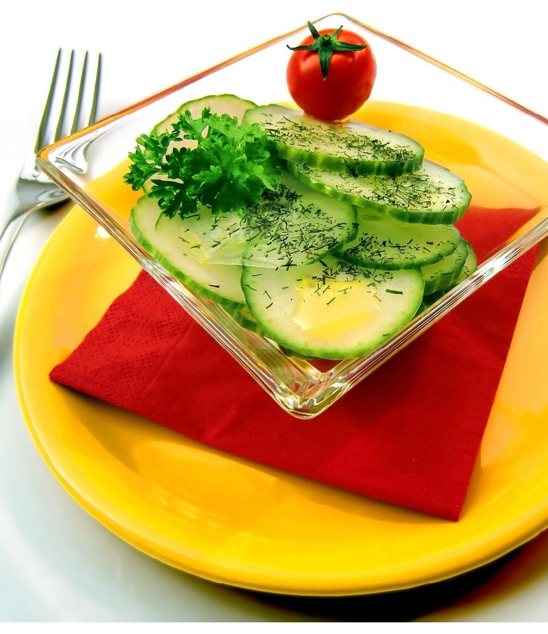 Refrescantes ensaladas de pepino