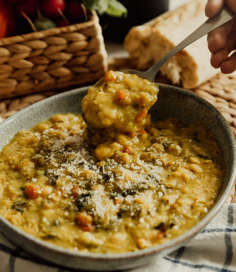 Exquisitas sopas de lentejas