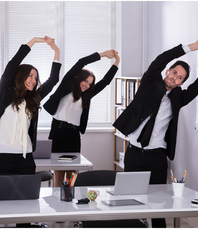 Tips para ejercitarte en la oficina