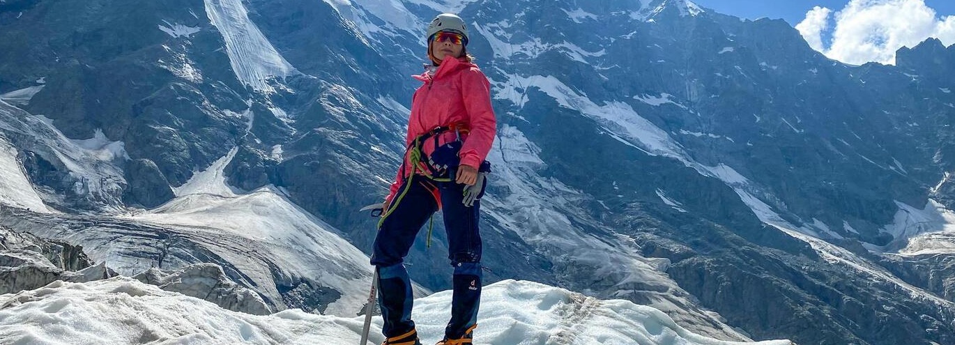 Andrea Cardona, pionera del alpinismo centroamericano